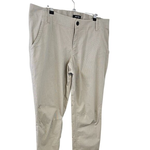 Arc'teryx Womens Camden Chino Pants, Hiking, Outdoor, Gorpcore, Neutral,Size 14 - Picture 9 of 10